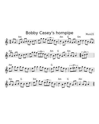 Bobby Casey's hornpipe