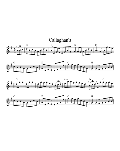 Callaghan's (Version 2) preview