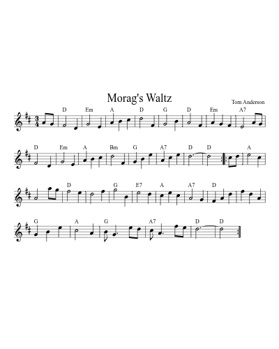 Morag's Waltz (Version 4) preview