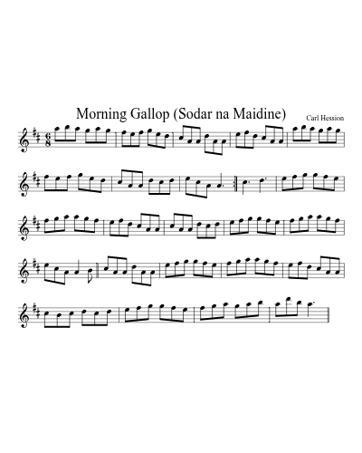 Morning Gallop (Sodar na Maidine) (Version 2)