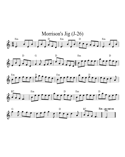Morrison's Jig (J-26) (Version 3)