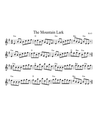 The mountain lark (Version 5)