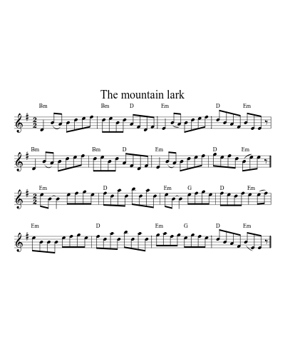 The mountain lark (Version 6)