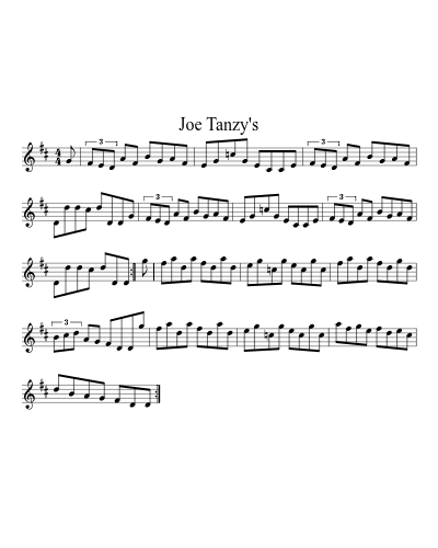 Joe Tanzy's (Version 6)