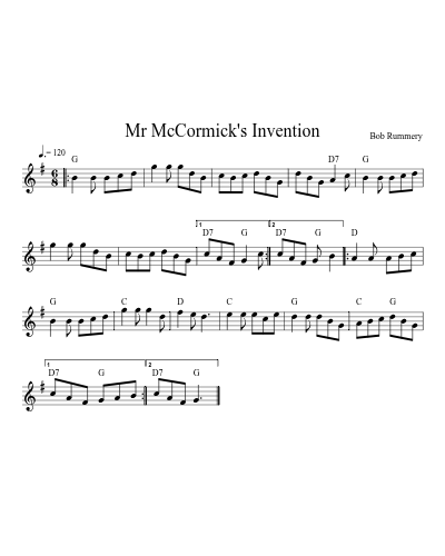 Mr McCormick's Invention