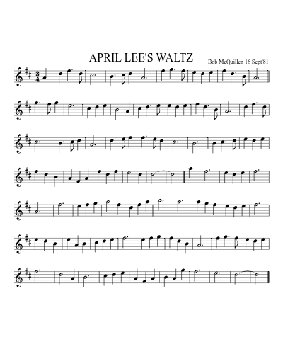 APRIL LEE'S WALTZ preview