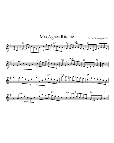 Mrs Agnes Ritchie (Version 3)