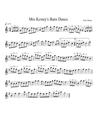 Mrs Kenny's Barn Dance (Version 2)