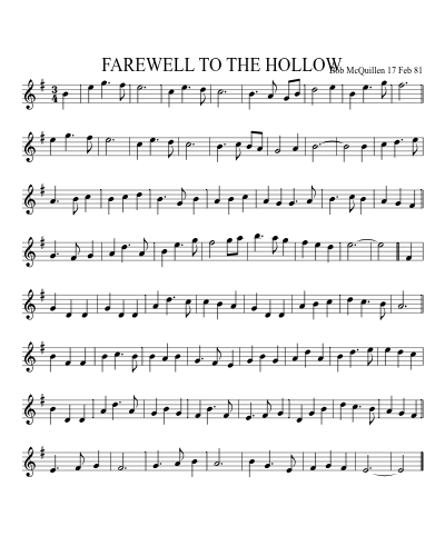 FAREWELL TO THE HOLLOW preview