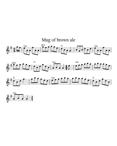 Mug of Brown Ale (Version 10) preview