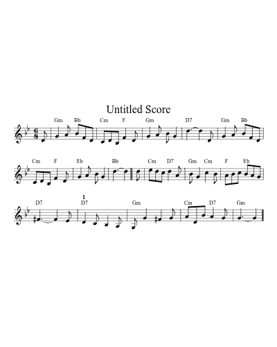 Mulberry Garden Dm Em 32 2 sheet music preview