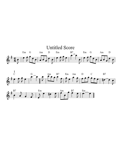 Mulberry Garden Dm Em 32 2 (Version 4) sheet music preview