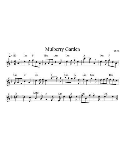 Mulberry Garden (Version 6)