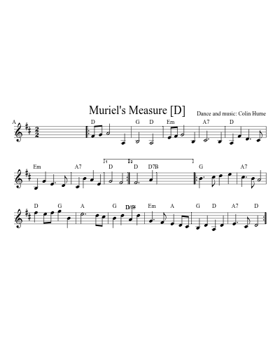 Muriel's Measure   [D]