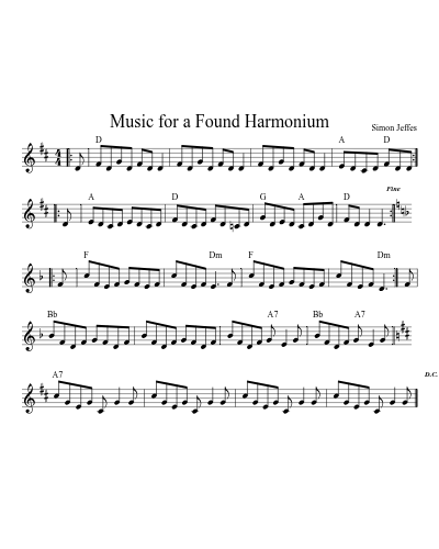 Music For A Found Harmonium (Version 4)
