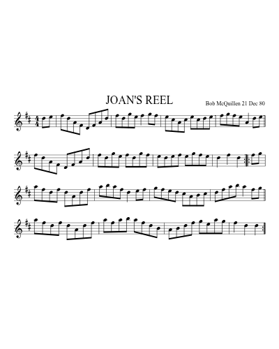 JOAN'S REEL preview