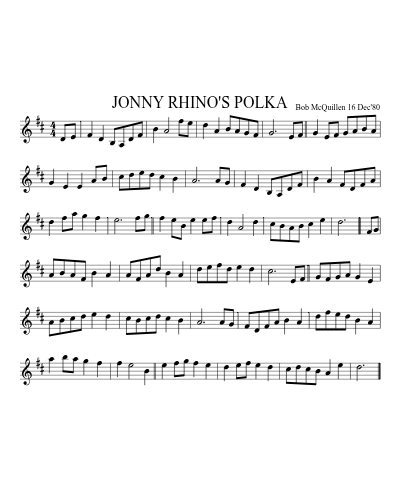 JONNY RHINO'S POLKA
