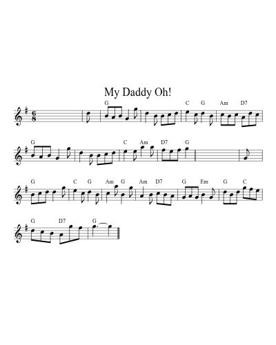 My Daddy Oh! preview