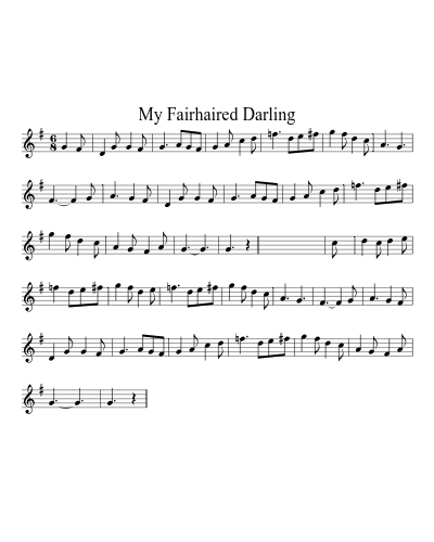 My Fairhaired Darling (Version 2)