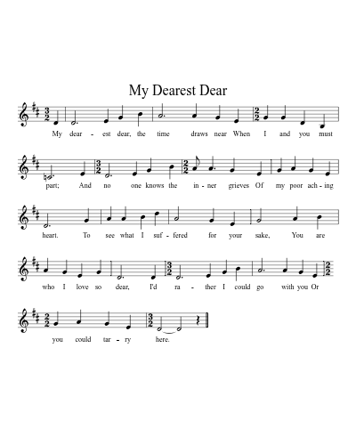 My Dearest Dear