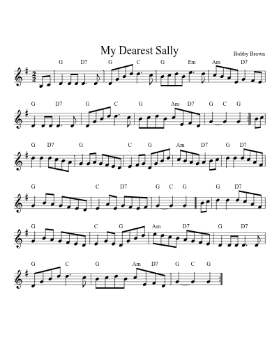 My Dearest Sally (Version 2)