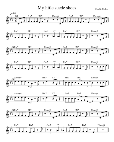 My little suede shoes