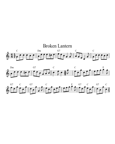 Broken Lantern (Neffa 2021 Fo Tunes)