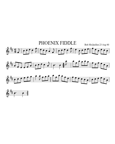 PHOENIX FIDDLE