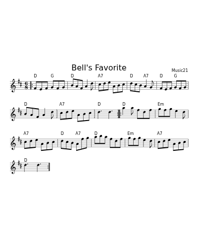 Bell's Favorite (N E F R T)