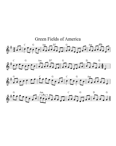 Green Fields of America (N E F R X)