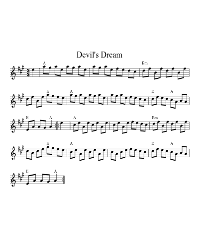 Devil's dream (N E F R X)
