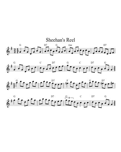 Sheehan's Reel (N E F R X)
