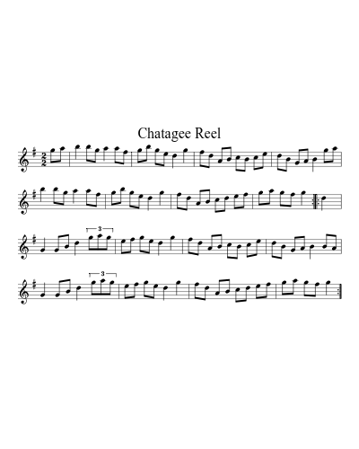 Chatagee Reel (N E F R X)