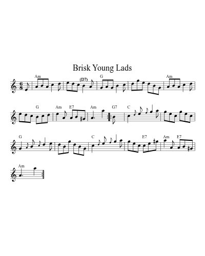 Brisk Young Lads (N E F R X)