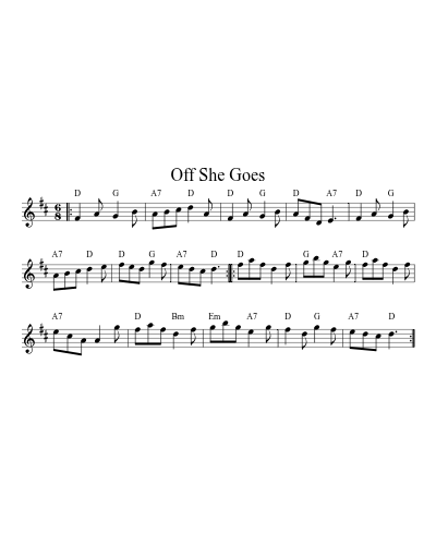 Off She Goes (N E F R X)