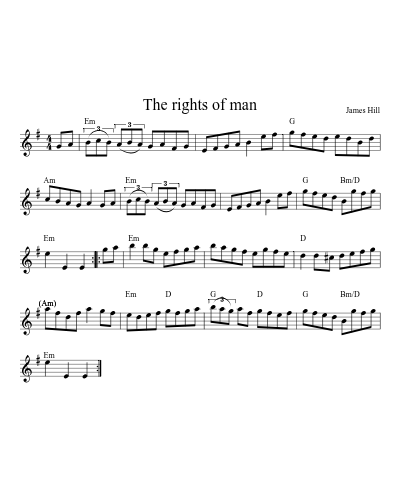 The rights of man