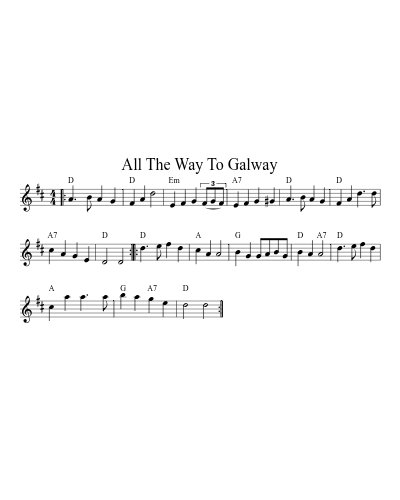 All The Way To Galway (N E F R X) preview