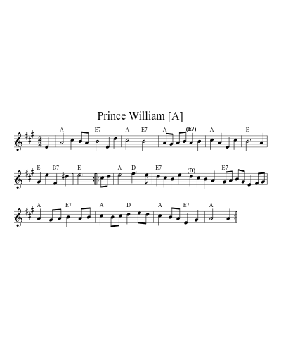 Prince William [A] (N E F R X)