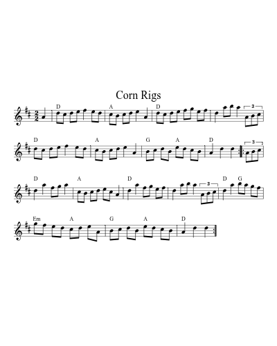 Corn Rigs (N E F R X)