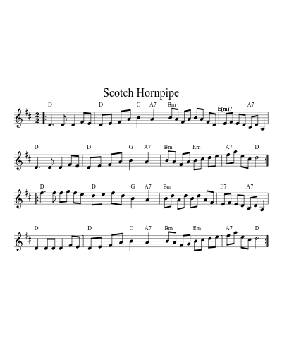 Scotch Hornpipe (N E F R X) preview