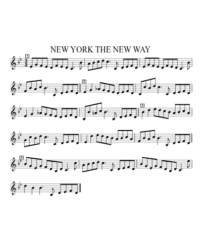 NEW YORK THE NEW WAY