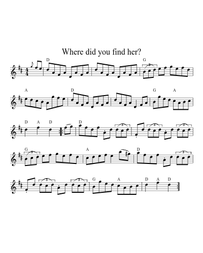 Where did you find her? preview