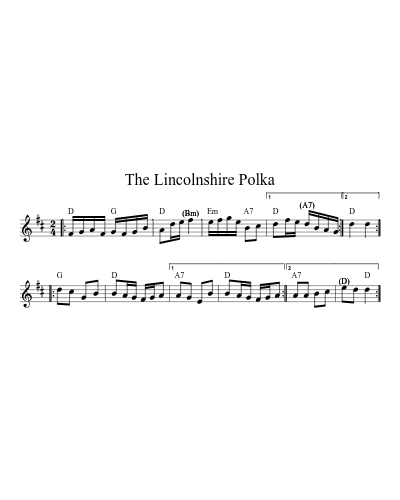 the Lincolnshire Polka (Version 5)