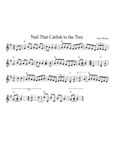 Nail That Catfish to the Tree (Version 6)