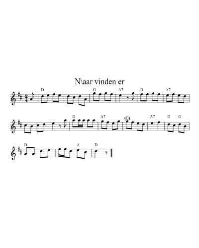 N\aar vinden er (Version 2)