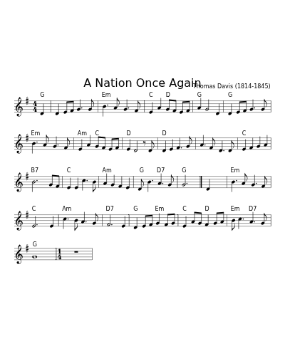 A Nation Once Again (Version 2)