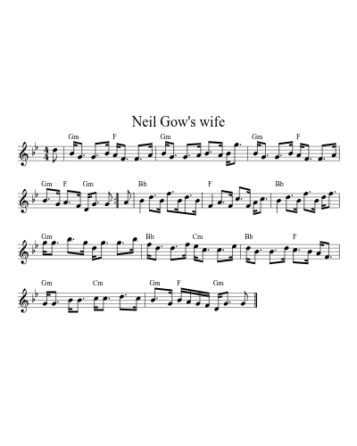 Neil Gow's Wife (Version 3) preview
