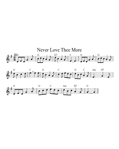 Never Love Thee More