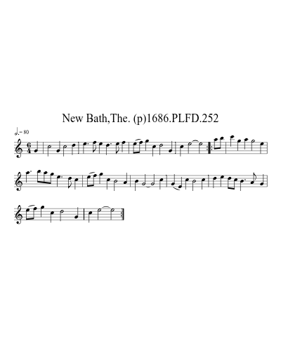 New Bath,The. (p)1686.PLFD.252