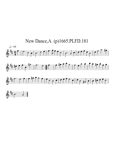 New Dance,A. (p)1665.PLFD.181